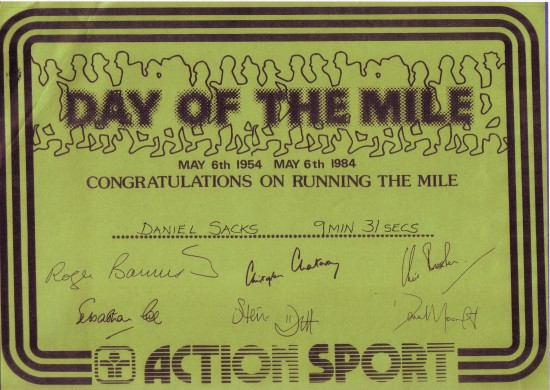 Day of the Mile - Daniel - 6th May 1984
