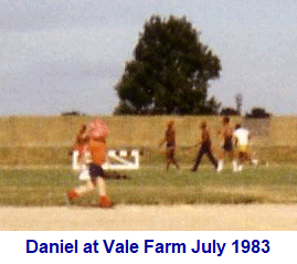 Daniel at Vale Farm July 1983